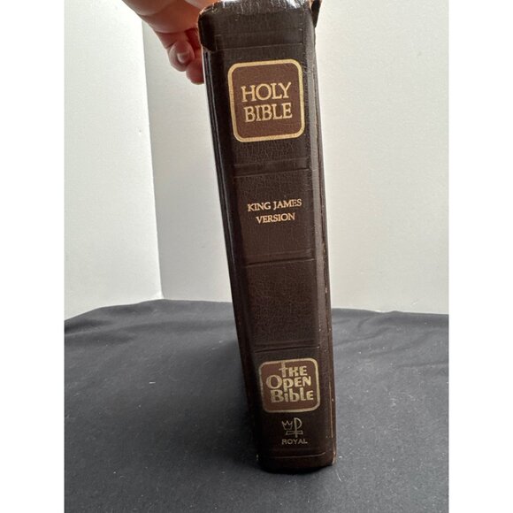 1975 Edition The Open Bible King James Version By Royal Leather Bound READ USA - Picture 2 of 14